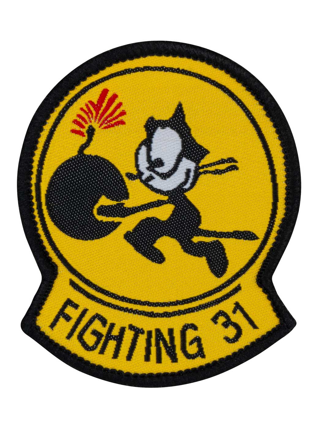 Mil-Com-Packung mit Luftwaffen-Militärflicken zum Aufnähen, Militärflicken auf Karte