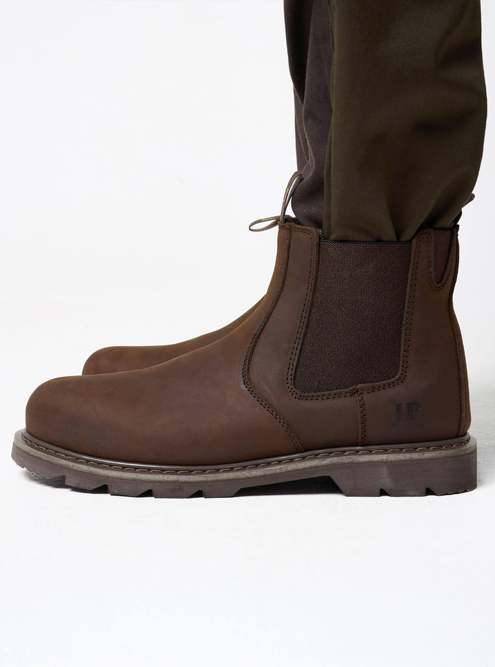 JACK PYKE Steel Toe Capped Safety Dealer Boots Brown