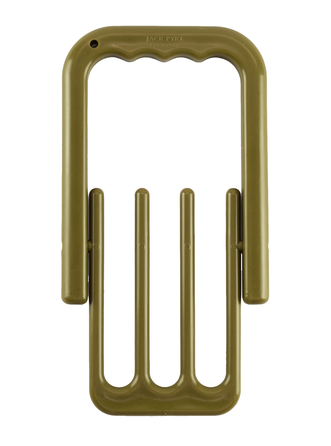 Jack Pyke Foldable Game Bird Carrier - Lightweight Plastic Hunting Carrier with Ergonomic Handle, Buckle Closure, Compact Foldable Design, Capacity 40 Pounds - Green