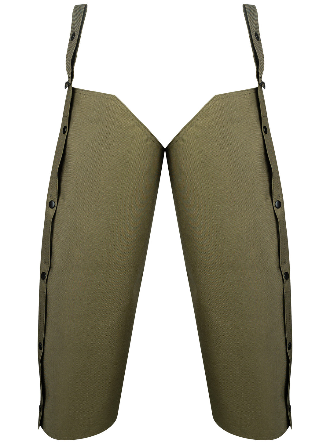 JACK PYKE Unisex Button Up Waterproof Over Trousers Chaps Olive Green