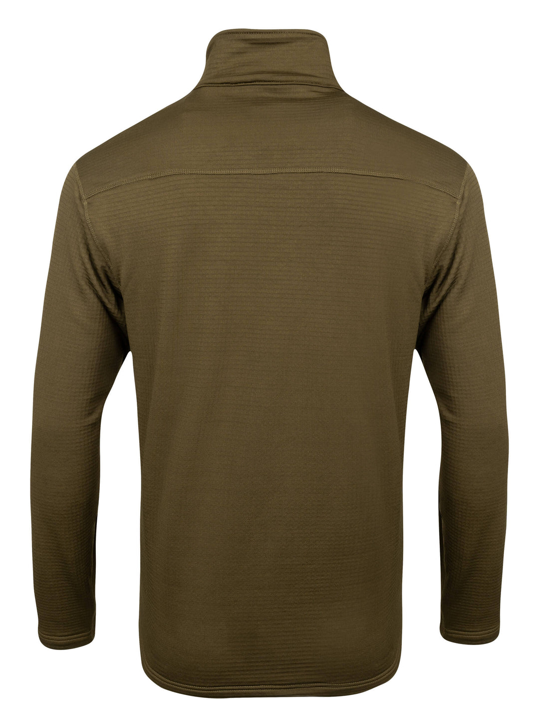 JACK PYKE Waffle Mens Fleece Top Green  – Lightweight & Warm Outdoor Half Zip Jacket with High Collar for Hiking, Shooting and Everyday Wear