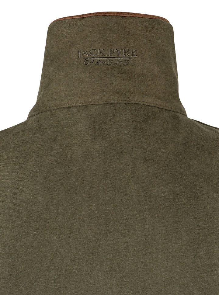 Jack Pyke Mens Technical Moleskin Gilet Dark Olive