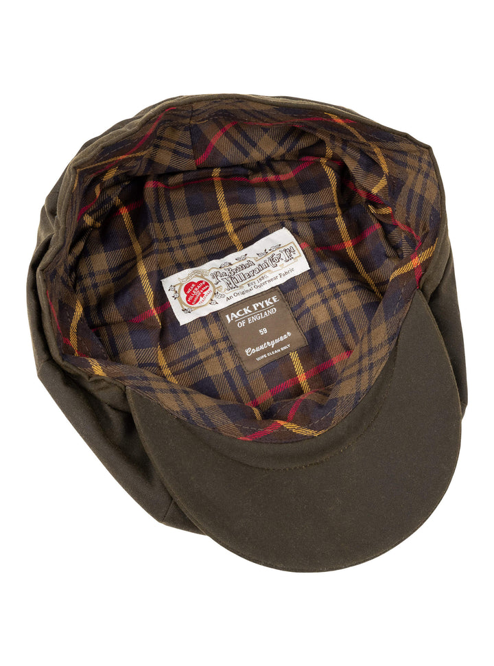 JACK PYKE Wax Baker Boy Hat Green 57