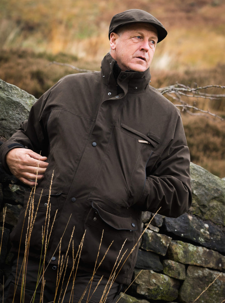 Jack Pyke Ashcombe Men's Flat Cap – Breathable Nyco Outdoor Country Hat with Waterproof TPU Membrane for Hunting, Shooting & Walking