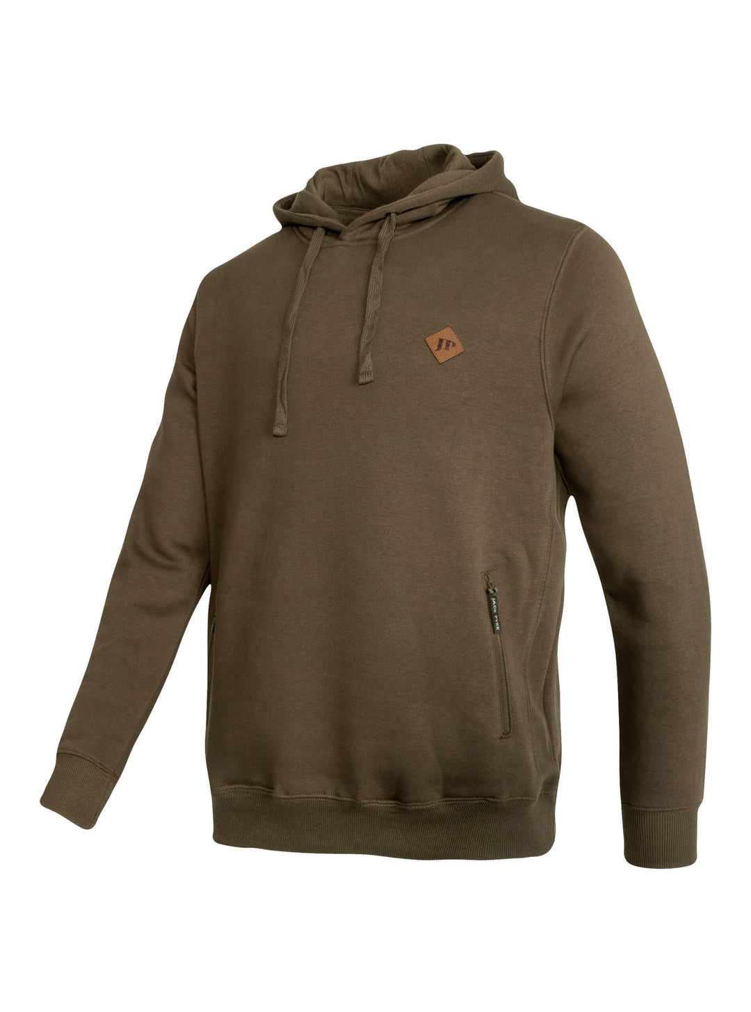 JACK PYKE Dalesman Mens Hoodie – Lightweight Polycotton Outdoor Hoodie with Zipped Pockets, Adjustable Hood and Cuffed Sleeves - Dark Olive