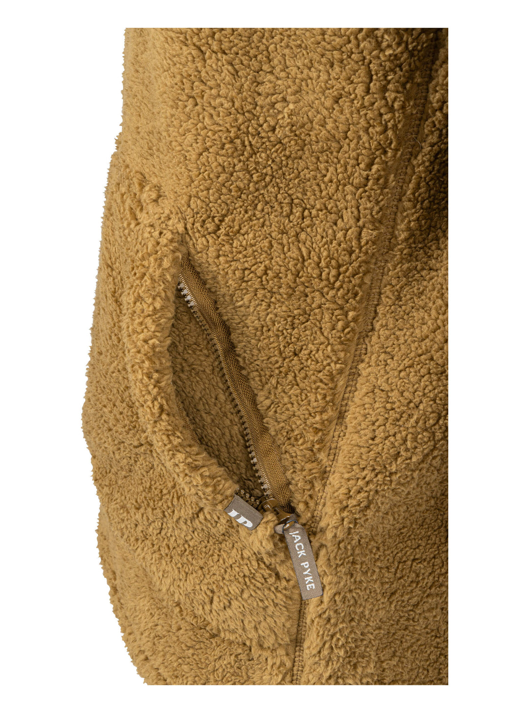 Jack Pyke Men’s Sherpa Fleece Hoodie Gen 2, Long Sleeve Hunting & Hiking Fleece Jacket Mens with Zipped Kangaroo Pockets, Elbow & Shoulder Patches, Drawstring Hood