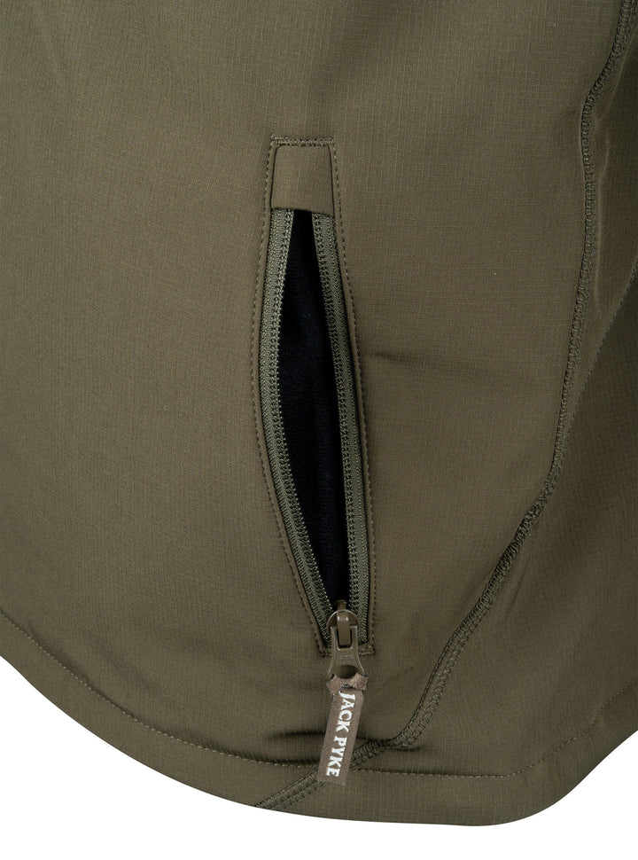 Giacca JACK PYKE Bleasdale Softshell Verde