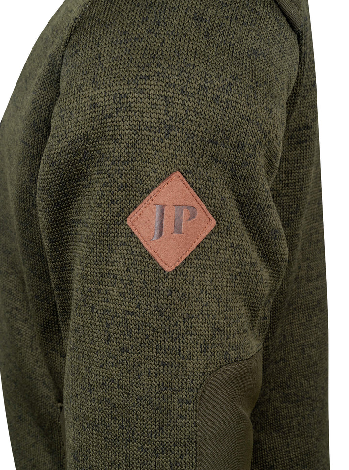 JACK PYKE Junior Scandinavian Fleece Jacket  – Warm Sherpa Lined Kids Fleece Jacket with Pockets – Boys and Girls Winter Jacket for Daily Use - Dark Olive