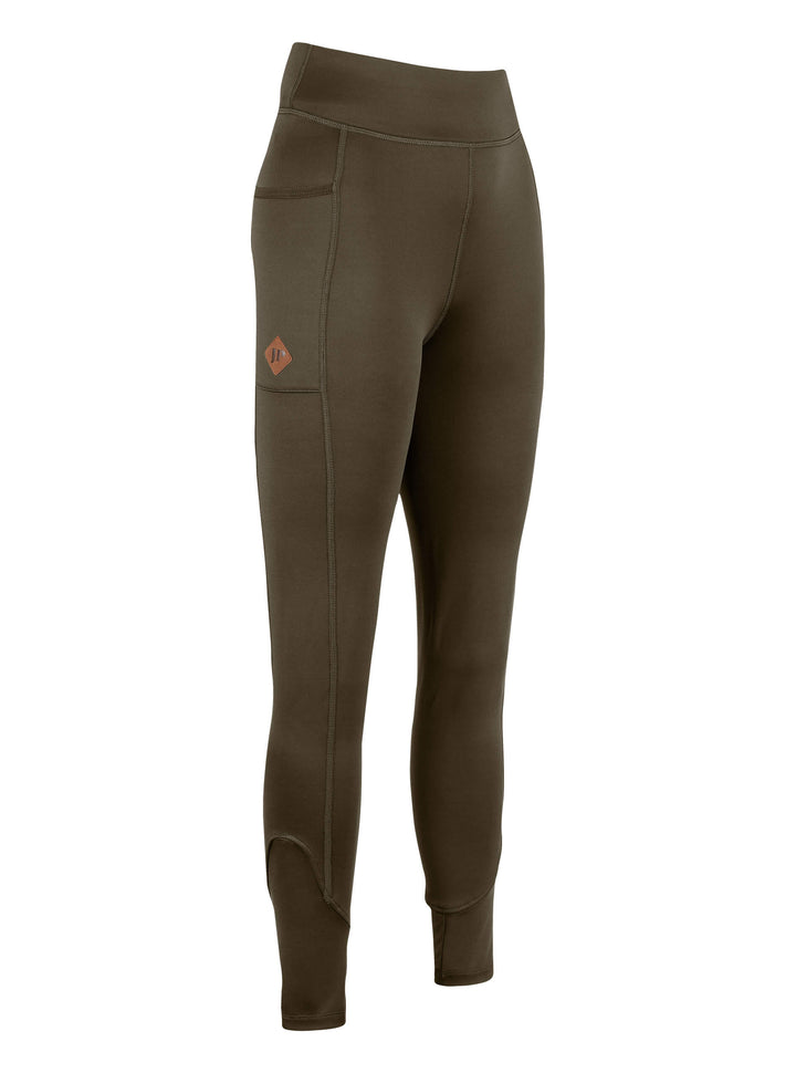 JACK PYKE Utility Ladies Leggings – Womens Leggings with High-Rise Stretch Fit, Thigh Pocket and Shirt Grip for Shooting, Dog Walking and Hiking