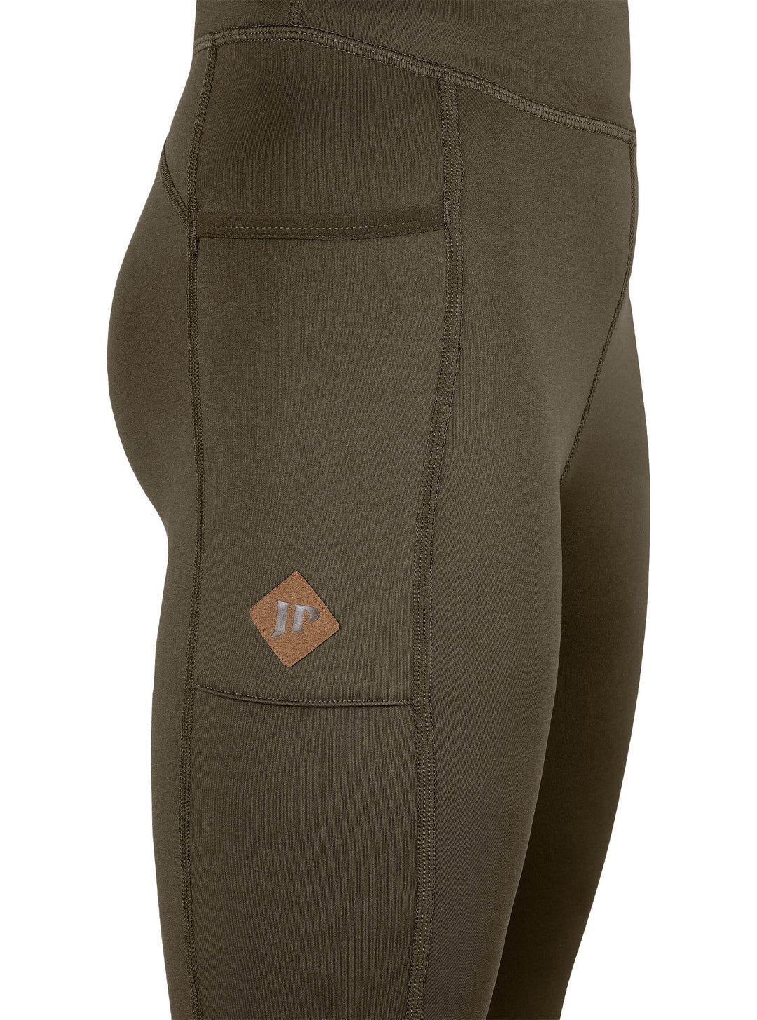 JACK PYKE Utility Ladies Leggings – Womens Leggings with High-Rise Stretch Fit, Thigh Pocket and Shirt Grip for Shooting, Dog Walking and Hiking