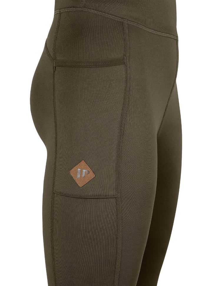 JACK PYKE Utility Ladies Leggings – Womens Leggings with High-Rise Stretch Fit, Thigh Pocket and Shirt Grip for Shooting, Dog Walking and Hiking