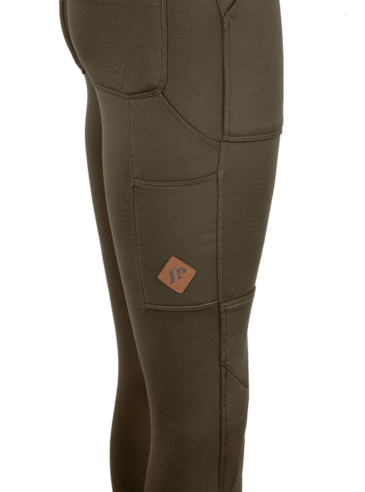 JACK PYKE Utility Women's Leggings – High-Rise Fleece-Lined with Reinforced Knees, Multiple Pockets, High Waisted Ladies Legging for Outdoor Work, Dog Walking and Hiking