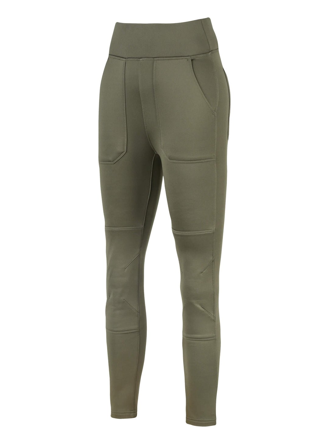 JACK PYKE Utility Women's Leggings – High-Rise Fleece-Lined with Reinforced Knees, Multiple Pockets, High Waisted Ladies Legging for Outdoor Work, Dog Walking and Hiking