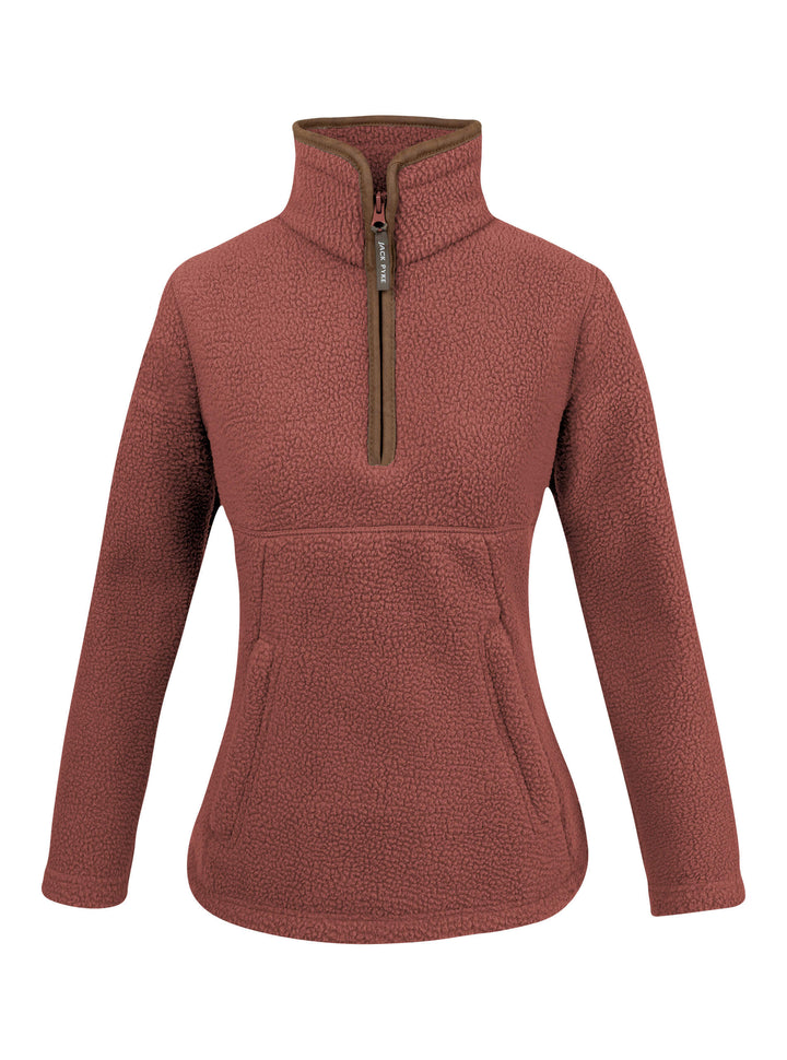 Jack Pyke Ladies Half Zip Sherpa Fleece Pullover