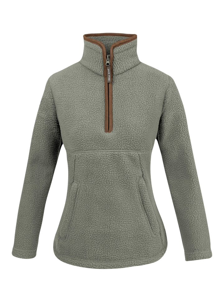Jack Pyke Ladies Half Zip Sherpa Fleece Pullover