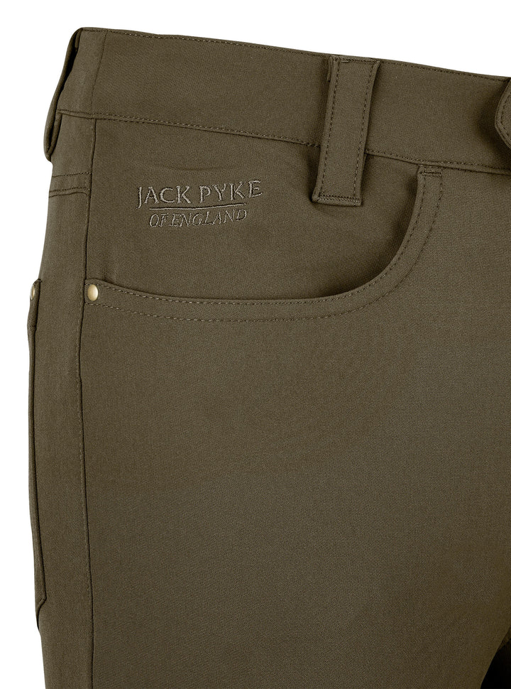 JACK PYKE Ladies Contour Stretch Pants - Slim-Fit, Four-Way Stretch, Comfortable Outdoor Womens Trousers for Shooting, Dog Walking, Everyday and Casual Wear