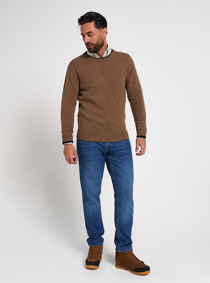 JACK PYKE 100% Lambswool Crew Neck Knitted Jumper