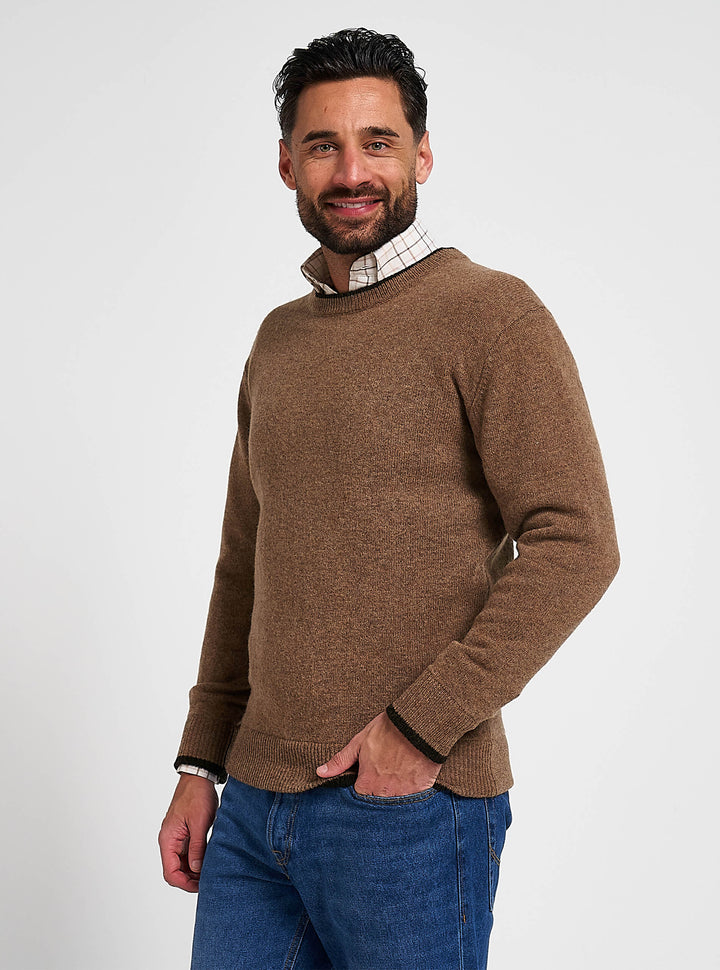 JACK PYKE 100% Lambswool Crew Neck Knitted Jumper