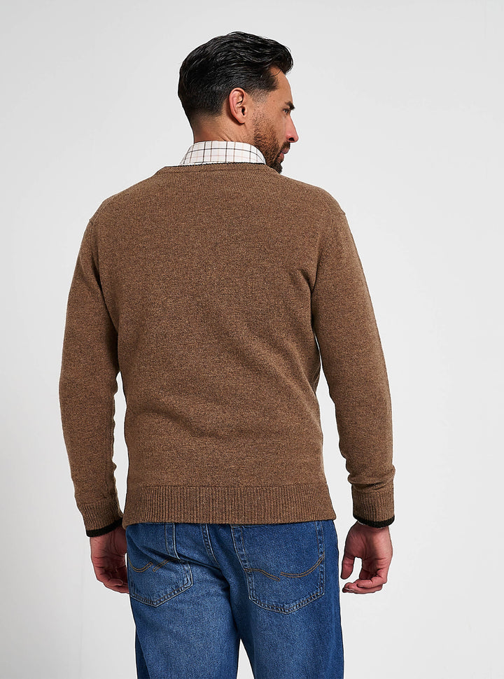 JACK PYKE 100% Lambswool Crew Neck Knitted Jumper