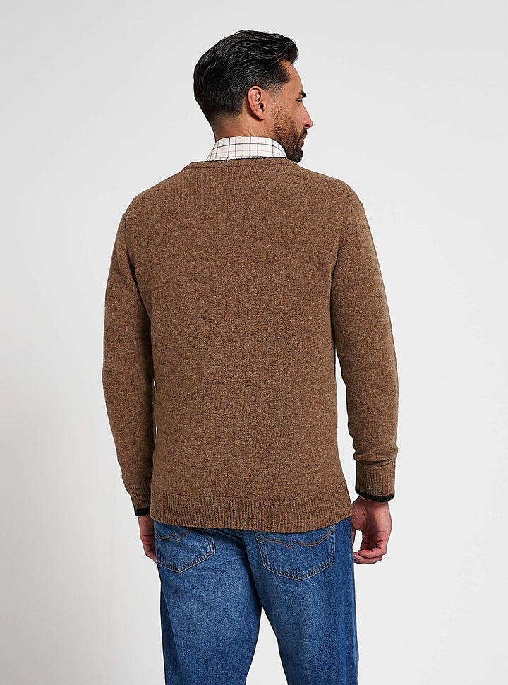 JACK PYKE 100% Lambswool Crew Neck Knitted Jumper