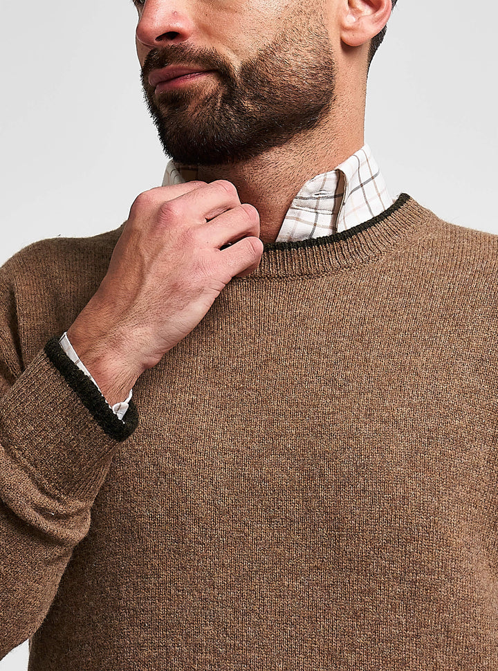 JACK PYKE 100% Lambswool Crew Neck Knitted Jumper