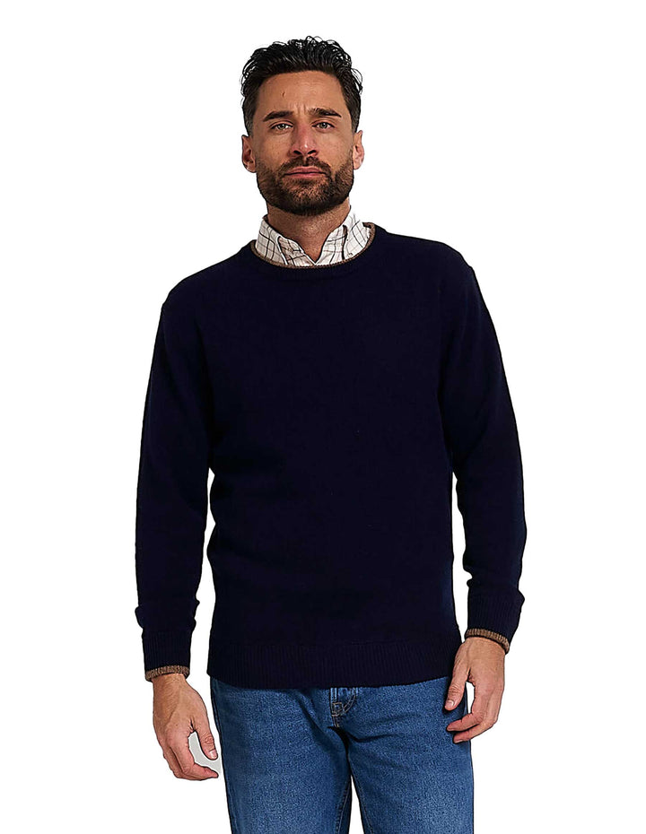 JACK PYKE 100% Lambswool Crew Neck Knitted Jumper