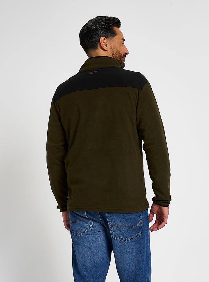 JACK PYKE Mens Snap Neck Long Sleeve Thermal Fleece Top