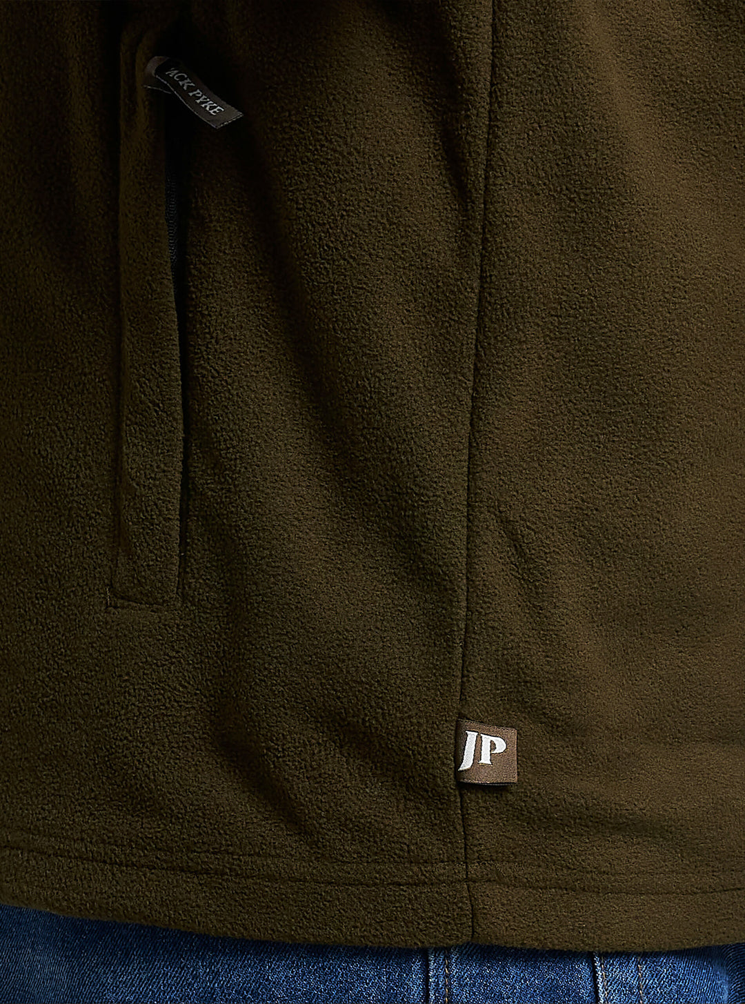 JACK PYKE Mens Snap Neck Long Sleeve Thermal Fleece Top