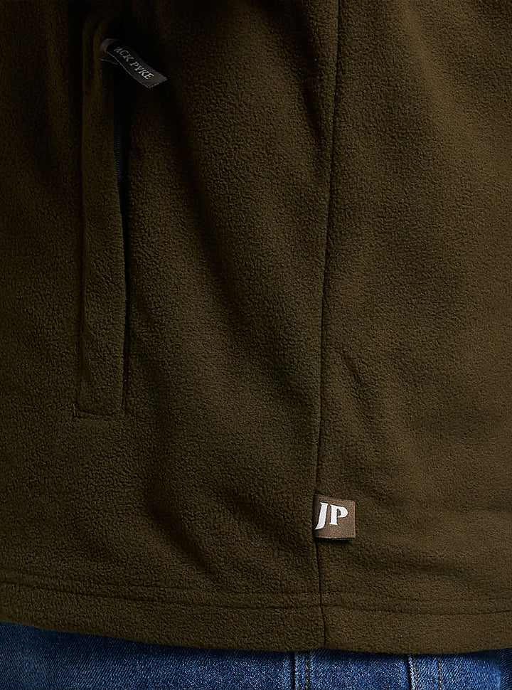 JACK PYKE Mens Snap Neck Long Sleeve Thermal Fleece Top