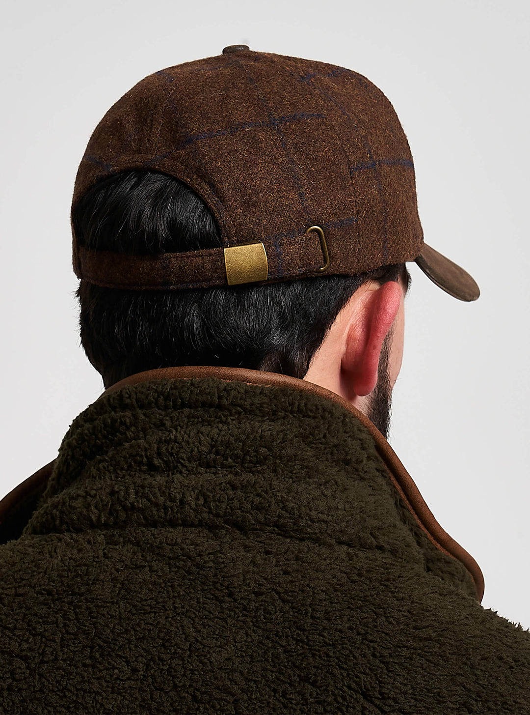 JACK PYKE Lowland Tweed & Brown Peak Baseball Hat