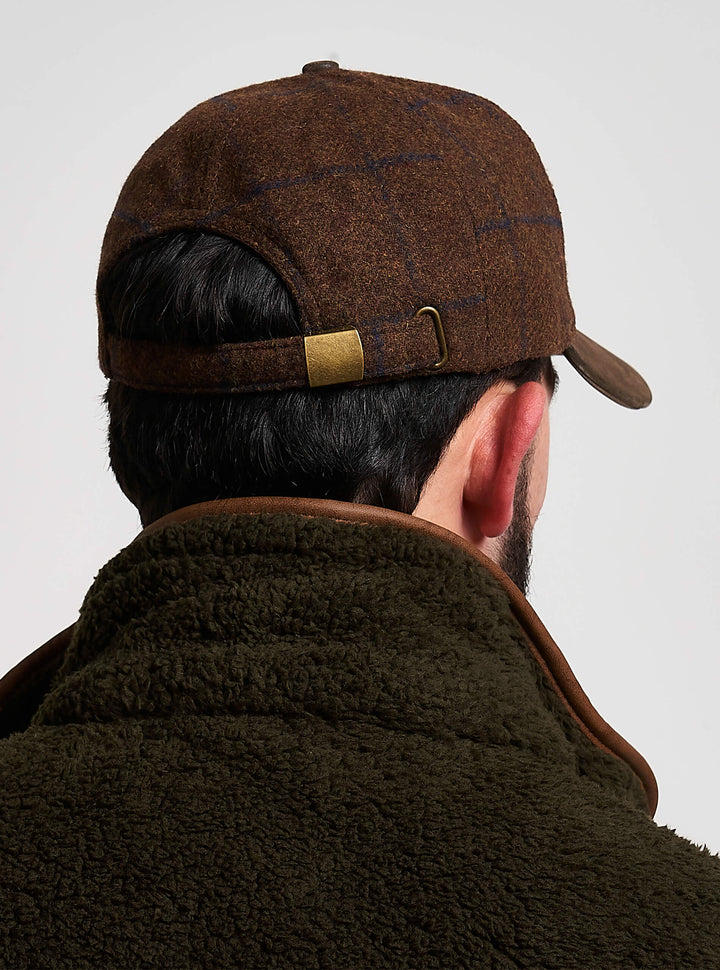 JACK PYKE Lowland Tweed & Brown Peak Baseball Hat