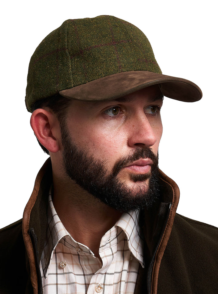 JACK PYKE Lowland Tweed & Brown Peak Baseball Hat