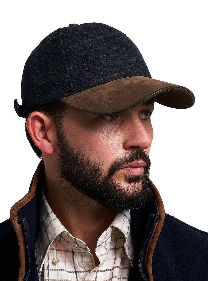 JACK PYKE Lowland Tweed & Brown Peak Baseball Hat