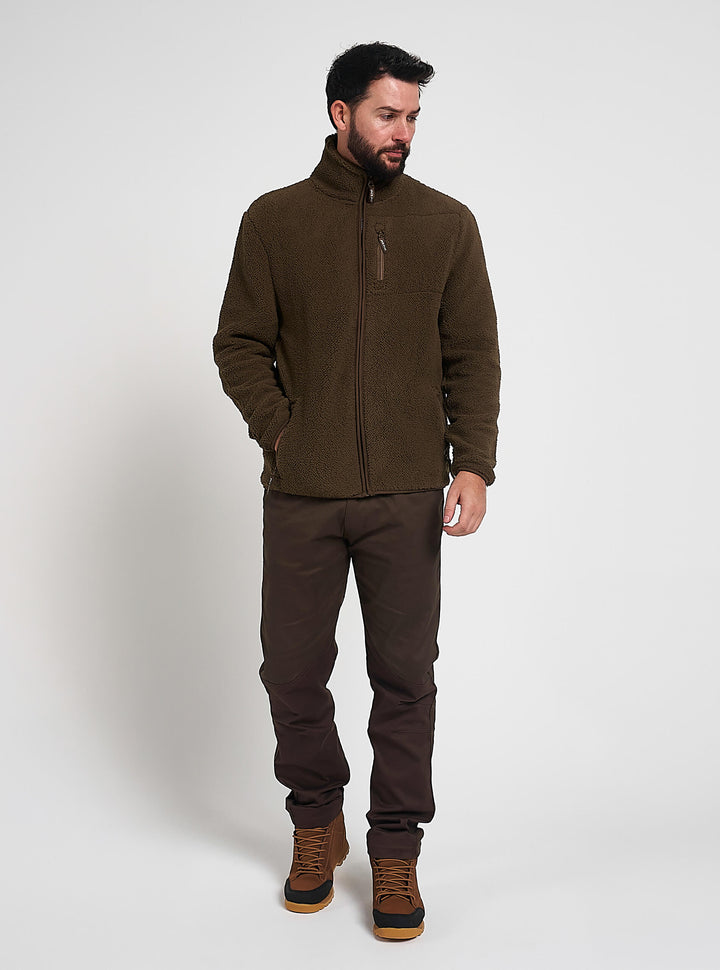 JACK PYKE Shires Fleecejacke mit Reißverschluss, Grün