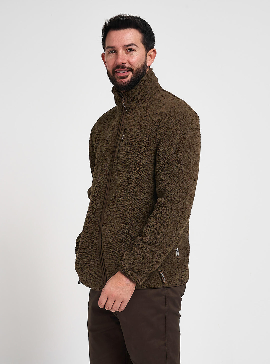 JACK PYKE Shires Fleecejacke mit Reißverschluss, Grün