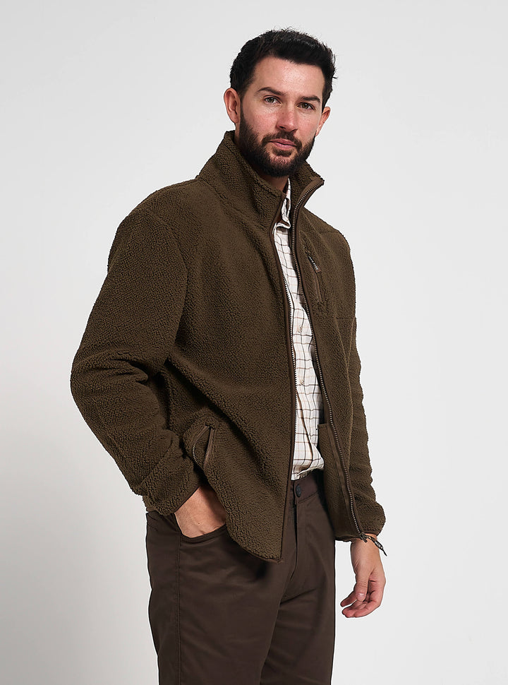 JACK PYKE Shires Fleecejacke mit Reißverschluss, Grün