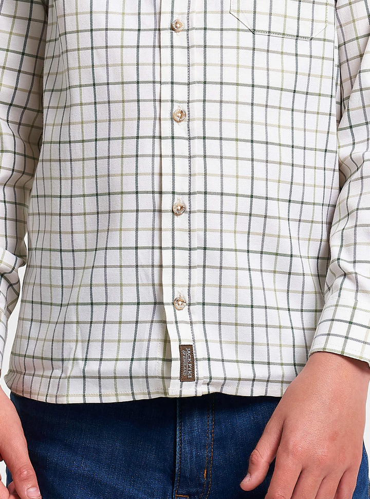 Jack Pyke Junior Countryman Langarmhemd Grün