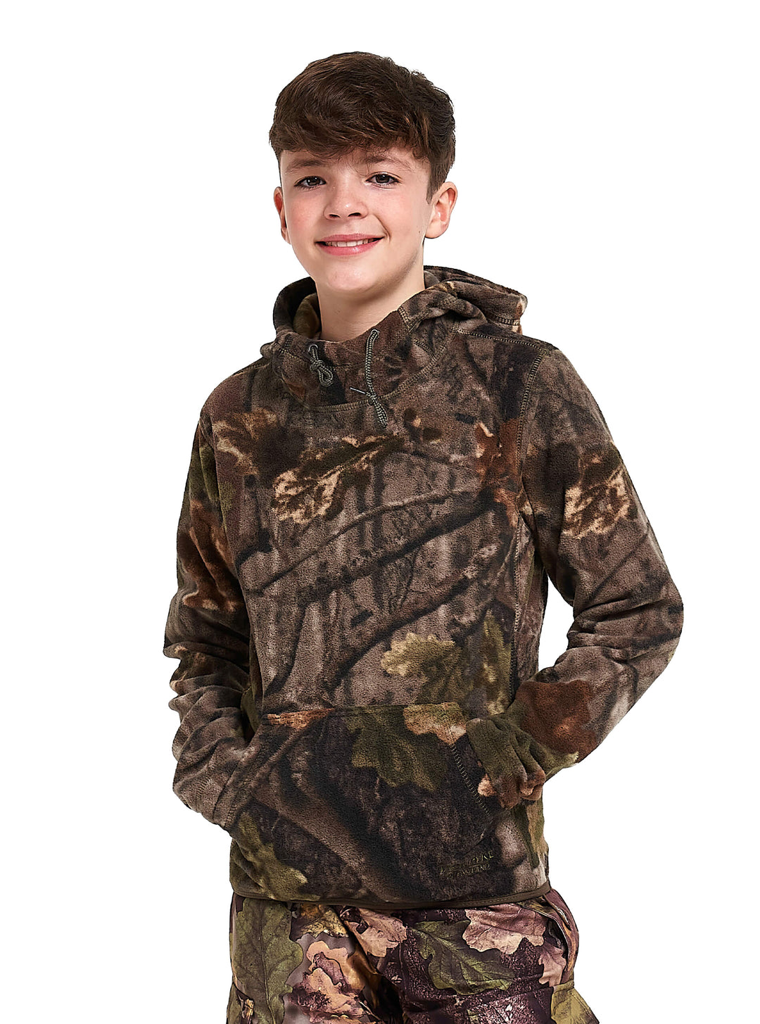 JACK PYKE Junior Fieldman Felpa con cappuccio in pile English Oak Evolution