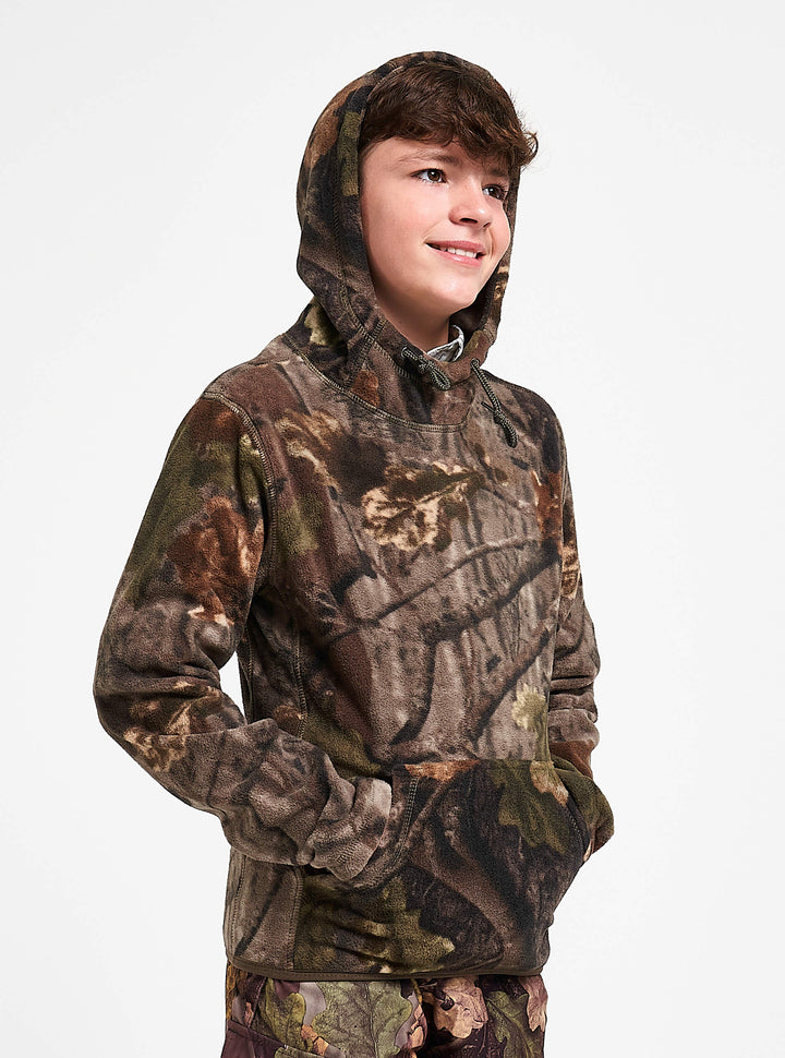 JACK PYKE Junior Fieldman Felpa con cappuccio in pile English Oak Evolution