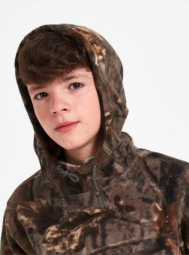 JACK PYKE Junior Fieldman Felpa con cappuccio in pile English Oak Evolution