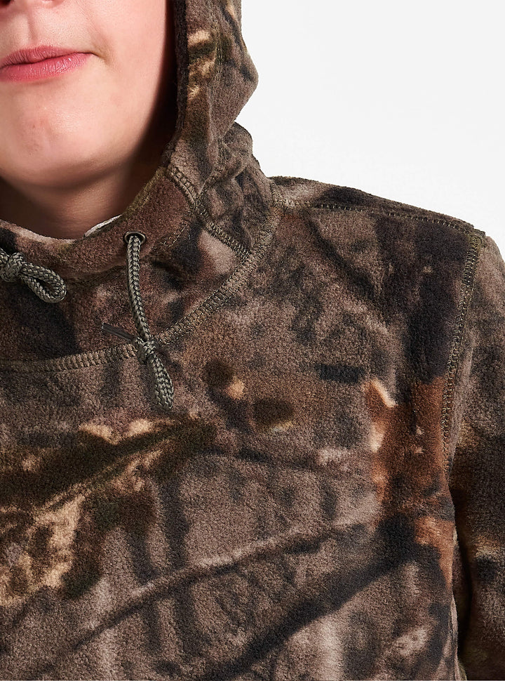 JACK PYKE Junior Fieldman Felpa con cappuccio in pile English Oak Evolution