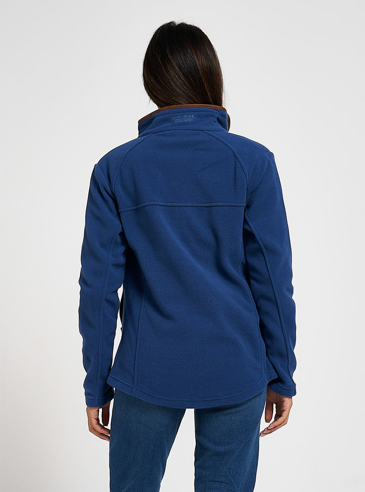 JACK PYKE Womens Fleece Jacket – Lightweight and Breathable Ladies Fleece jacket with Full Zip, Long Sleeves, Zipped Pockets, Faux Leather Piping – Ideal for Travel and Outdoor Sports