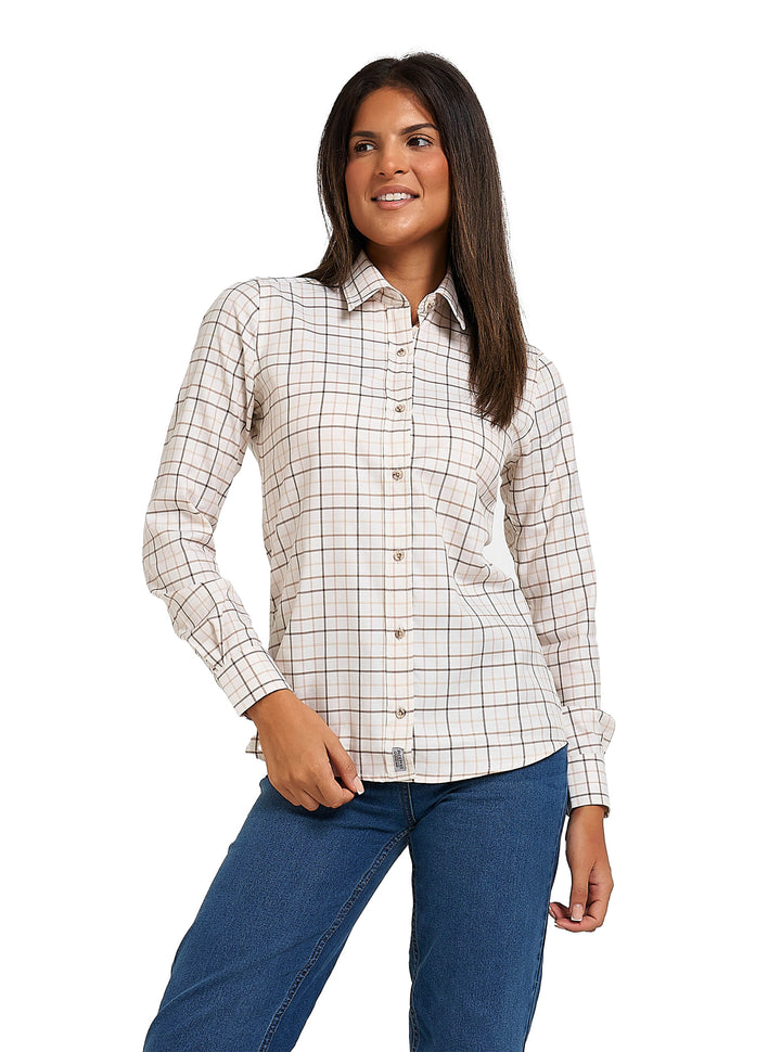 JACK PYKE Ladies Countryman Check Long Sleeve Shirt