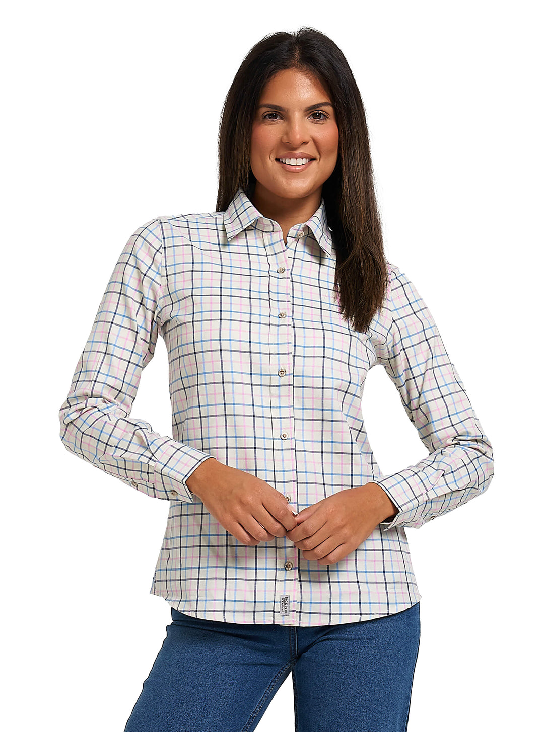 JACK PYKE Ladies Countryman Check Long Sleeve Shirt