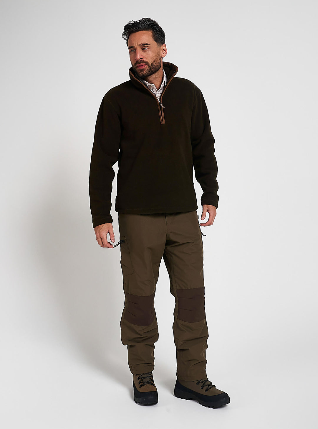 JACK PYKE Pullover in pile termico a maniche lunghe Countryman