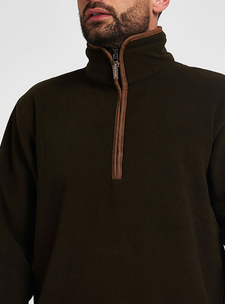 JACK PYKE Pullover in pile termico a maniche lunghe Countryman