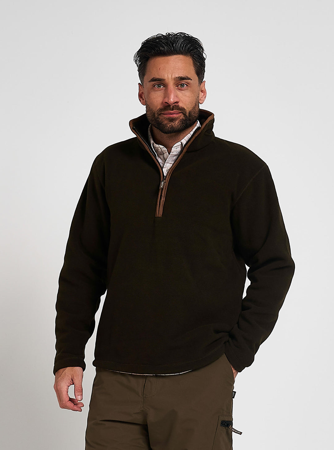 JACK PYKE Pullover in pile termico a maniche lunghe Countryman