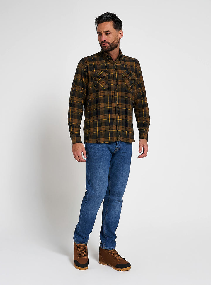 JACK PYKE Mens Flannel Long Sleeve Shirt