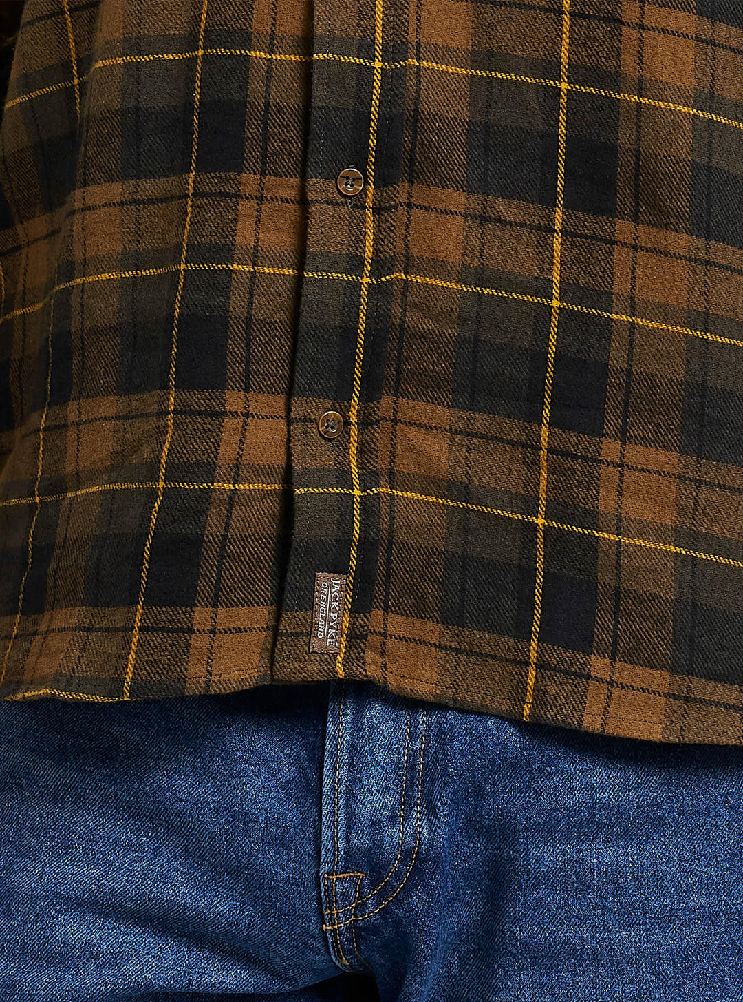 JACK PYKE Mens Flannel Long Sleeve Shirt