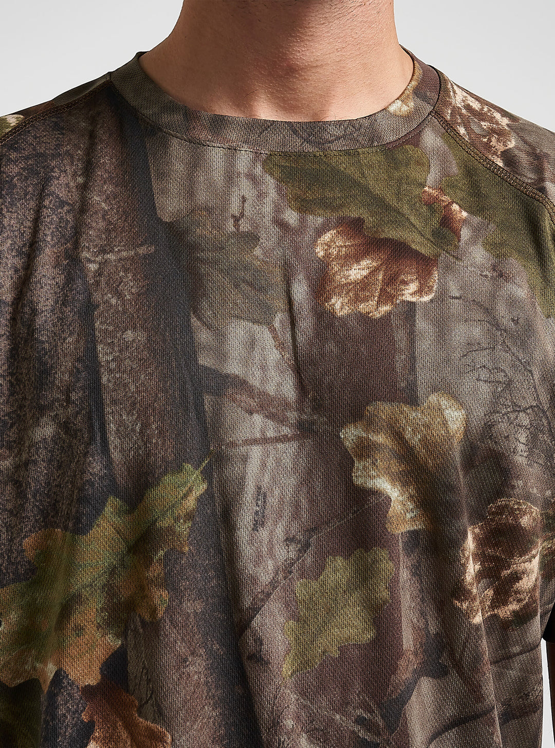 JACK PYKE Quick Wick Kurzarm-T-Shirt mit Rundhalsausschnitt English Oak Evolution